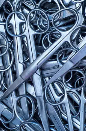 collection of scissors